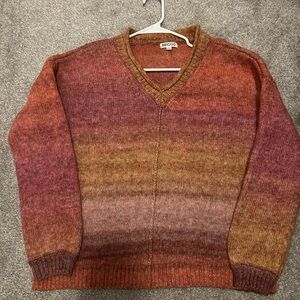 Sweater, soft material, warm colors